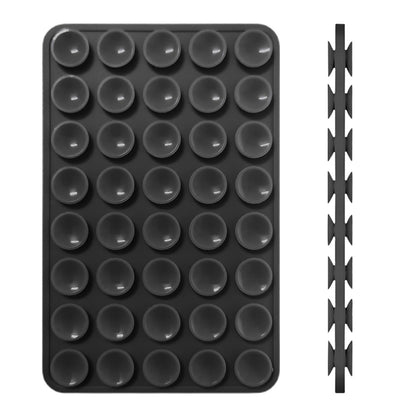 5 Pack Double Sided Silicone Phone Suction Pad 80 Stickers Grip for Car Desk Holder-Black