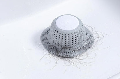 Bathtub Drain Hair Catcher Silicone Shower Hair Catcher for Pop Up and Regular Drains