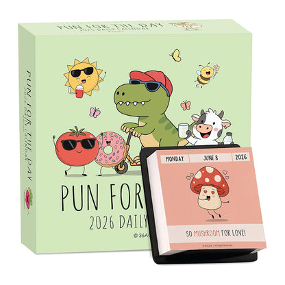 Funny Pun Calendar Humor Christmas Gift for Friends Family Coworkers