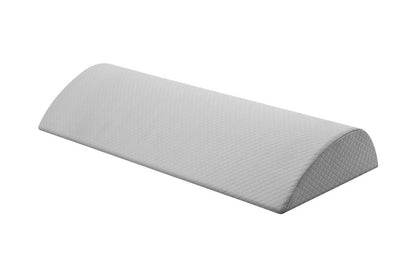 Knee Foot Pillow Half Moon Bolster Pillow - Grey