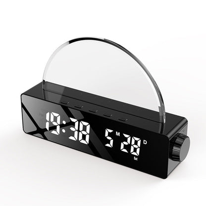 Sunrise Alarm Clock with LED Mood Light & Smart Wake-Up Function Black