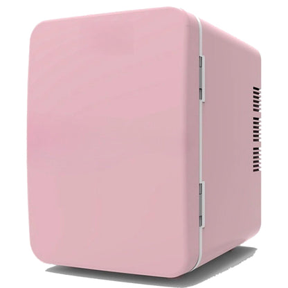 6L USB Mini Fridge Portable Can Cooler for Car - Pink