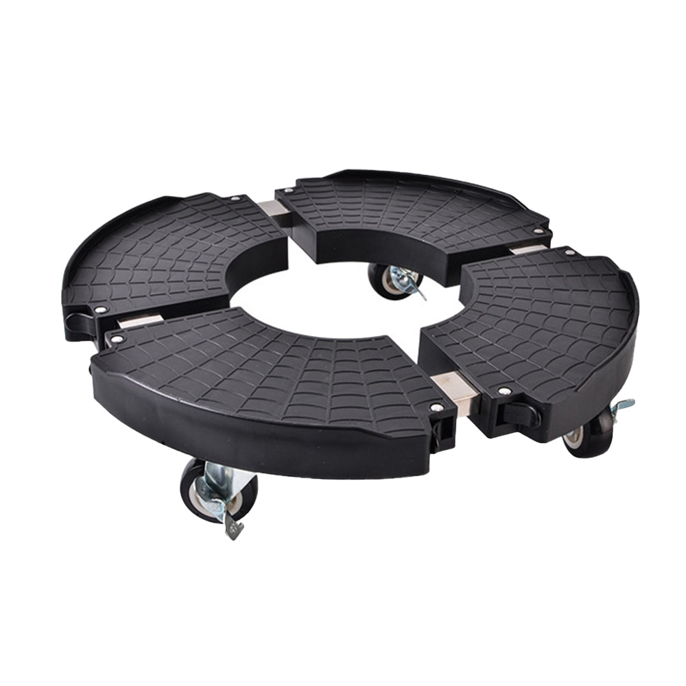 Adjustable Plant Caddy with Wheels Rolling Stand for Flower Pot