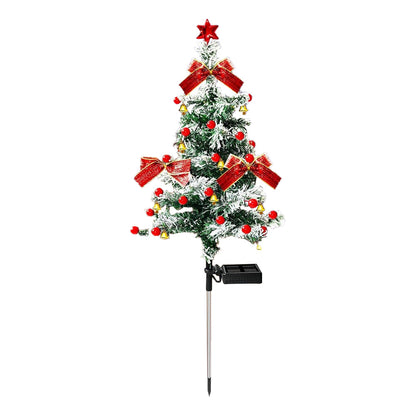 Solar Christmas Tree Lights Outdoor Garden Yard Decorative Stake Light