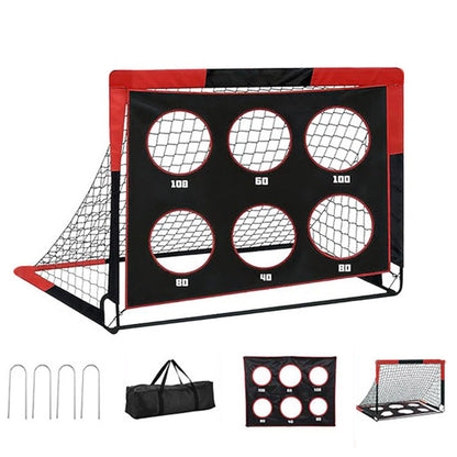 Kids Portable Soccer Goal for Backyard Outdoor Play with Soccer Nets