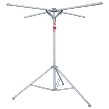 Portable Clothes Drying Rack Foldable Camping Tripod Clothes Hanger with Wind-resistant Hooks