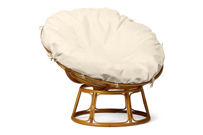 Papasan Cushion Cover Water-Resistant Papasan Chair Cushion Slipcover -Beige