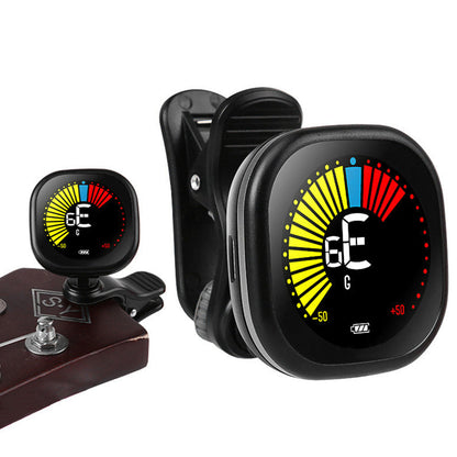 Rechargeable Automatic Clip-On Guitar Tuner for Guitar Violin and Ukulele