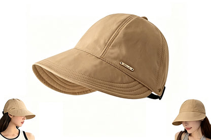 Wide Brim Quick Dry Foldable Sun Hat - Khaki