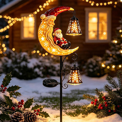 Snowman Solar Light Christmas Outdoor Garden Stake Light