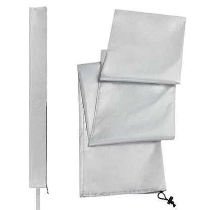 Waterproof Rotary Airer Cover ââ‚?Clothesline Dryer Shield with Zipper Silver