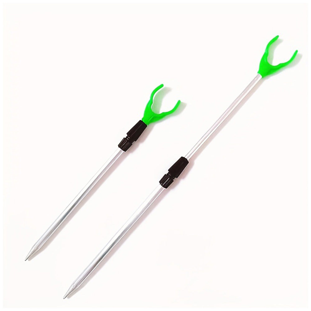 Five Piece Telescopic Aluminum Fishing Rod Holder Set-S