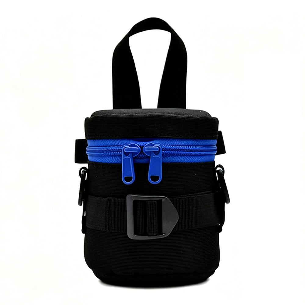 Waterproof Camera Lens Case Pouch with Backpack Strap and Shockproof Pad