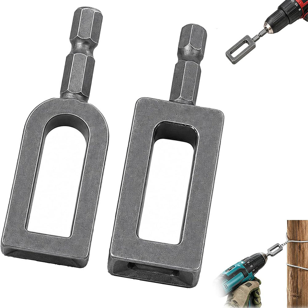 2Pcs Carbon Steel Wire Twister Tools for Drill