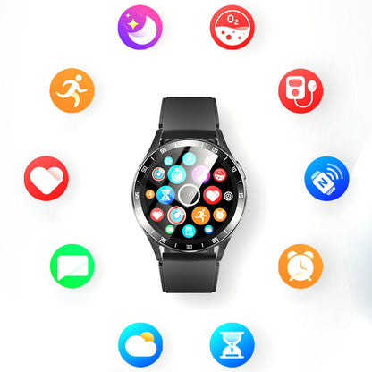 2-In-1 Bluetooth Smart Watch with Earphones For Android IOS