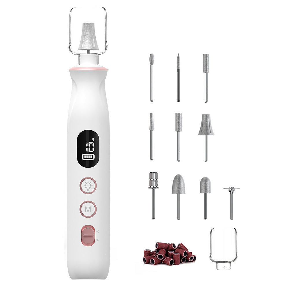 Professional Electric Nail Drill Kit Portable Rechargeable