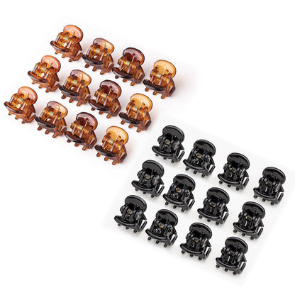 24Pcs Mini Hair Claw Clips Small Non Slip Hair Clips for Bangs Styling
