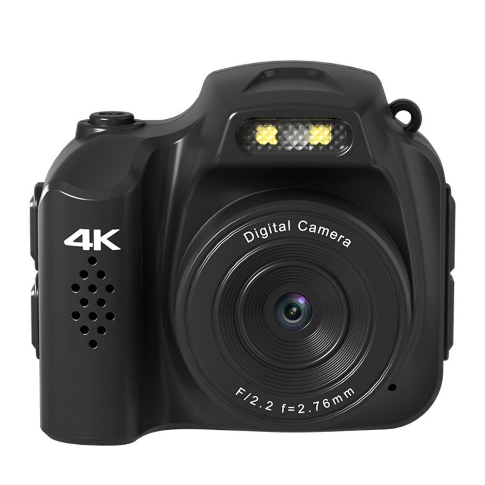 Mini Keychain Camera 4K Digital Camera Pocket-Sized Camera for Birthdays Gifts -Black
