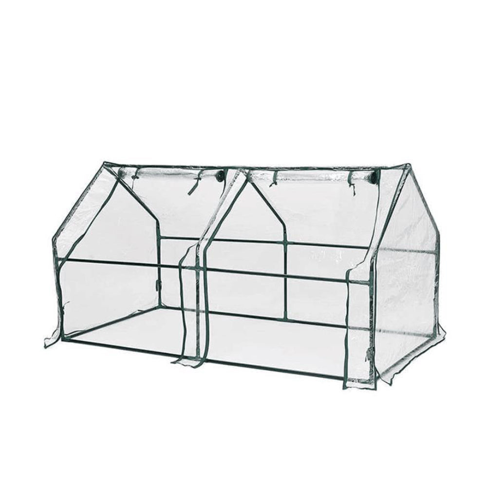 Clear Outdoor Plant Greenhouse Waterproof Garden Shed with Zippered Windows Style 1