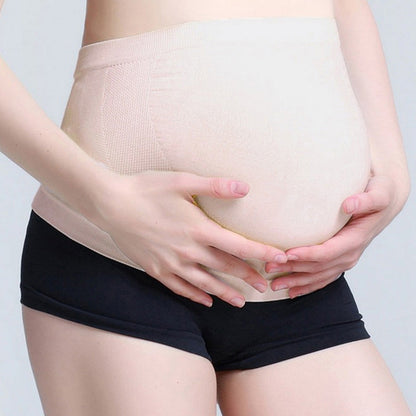 Maternity Belly Support Band Pregnancy Back Pain Relief Adjustable Belly Brace Nude