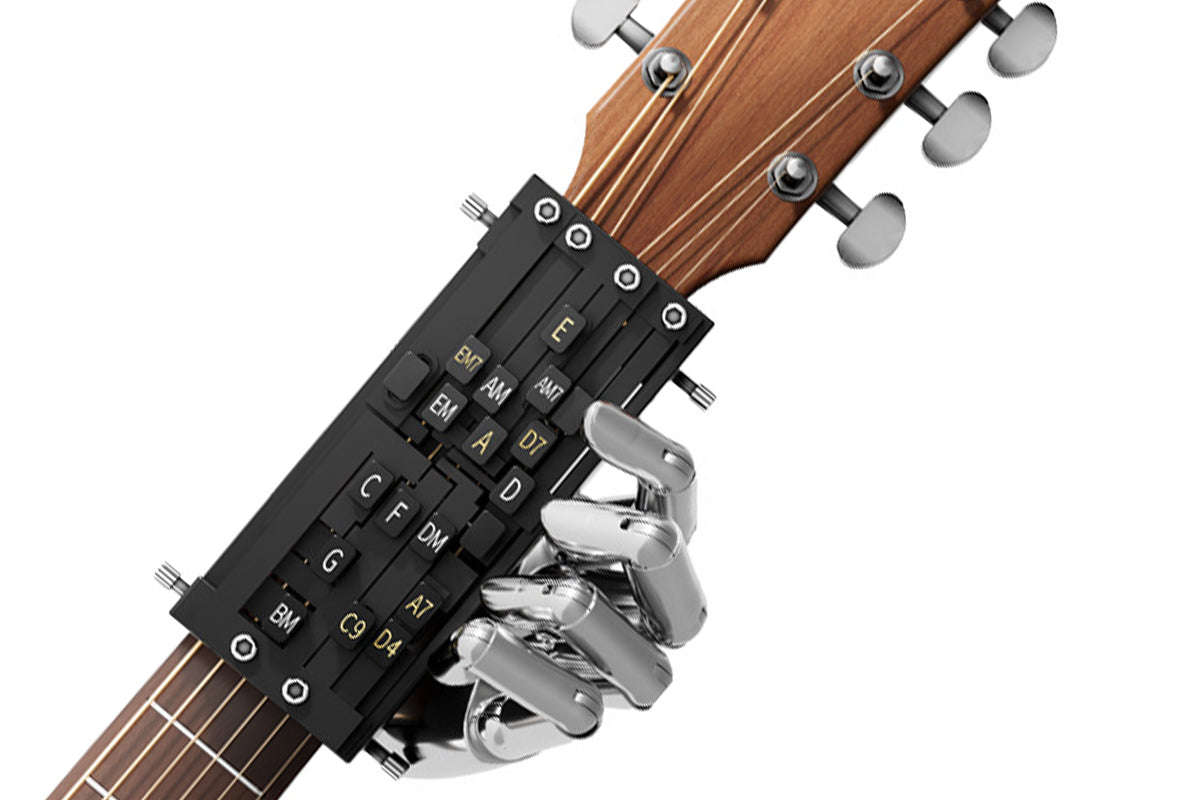 Guitar Aid Chords Trainer One-touch Guitar Chord Player Assisted Guitar Learning System for Adults or Children Trainer