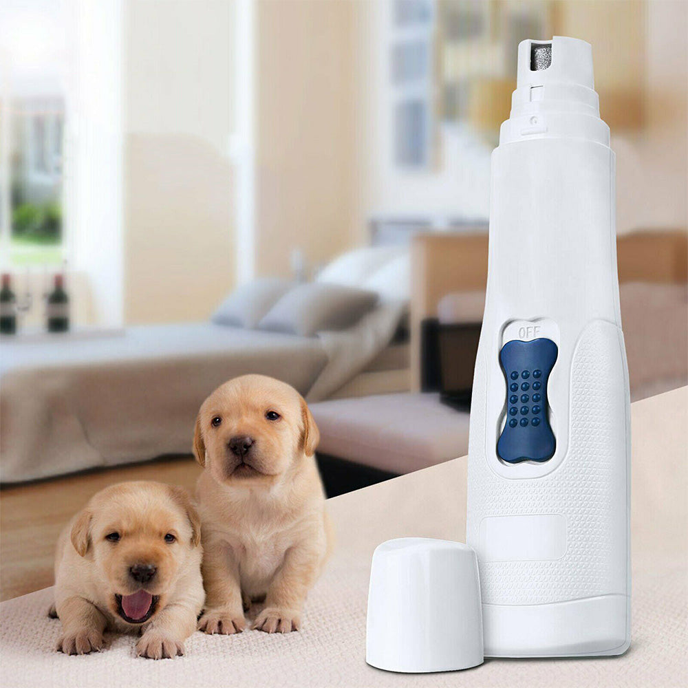 Electric Pet Nail Grinder Quiet Grooming Tool for Cats and Dogs