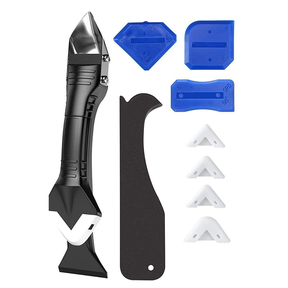 3-in-1 Caulking Tool Kit Removal Residue Scraper Kit Sealant Replace Set