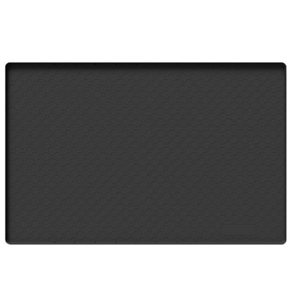 Silicone Under Sink Mat with Raised Edge - Black