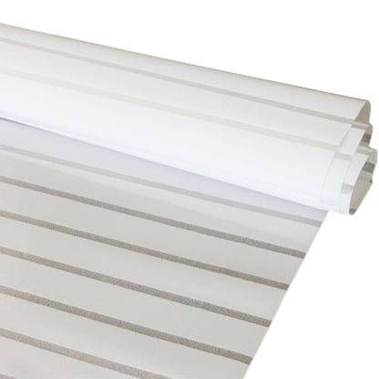 Frosted Stripe Glass Window Privacy Film Static Window Sticker Office Bathroom Decor