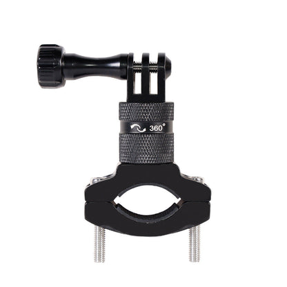 Aluminum 360-degree Bike Handlebar Mount for GoPro Hero 13 12 11 Cameras Black