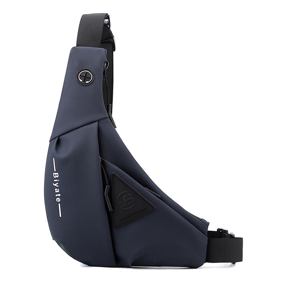 Men's Small Sling Crossbody Bag Anti-Theft Chest Bag Casual Hiking Cycling Slim Shoulder Pack Blue