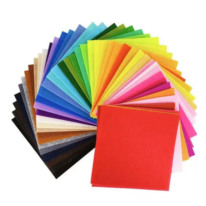40Pcs Stiff Polyester Felt Fabric Sheets for Sewing and DIY Crafts