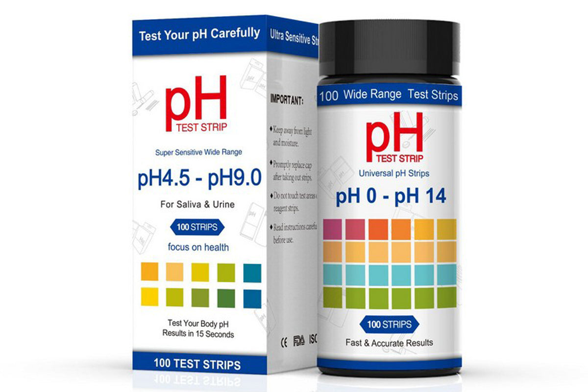 100Pcs pH Test Strips for Urine and Saliva 4.5-9.0 pH Paper for Liquid Testing Food Making