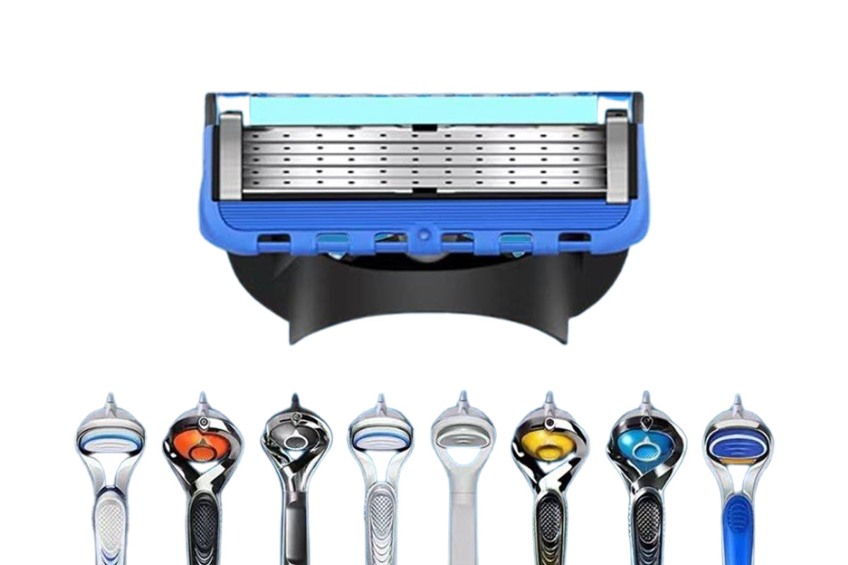 12Pcs Razor Blade Refills for Men and Women Dry Skin Shaving Blades for Fusion 5