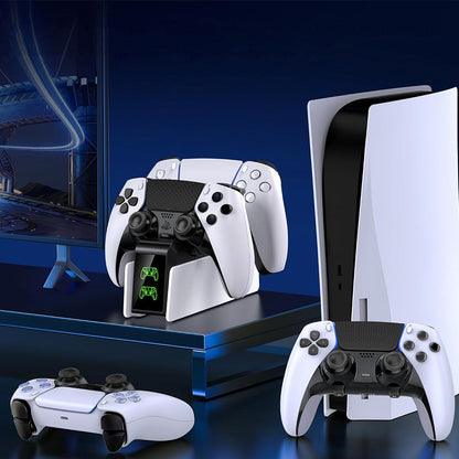 PS5 Controller Charging Dock ââ‚?Dual Fast Charger with LED Indicator