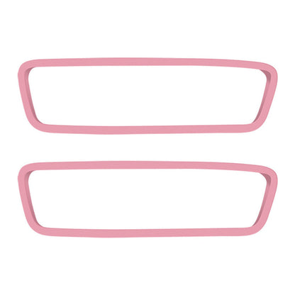 2PCS Silicone Rearview Mirror Edge Protector for Tesla Model 3/Y Pink