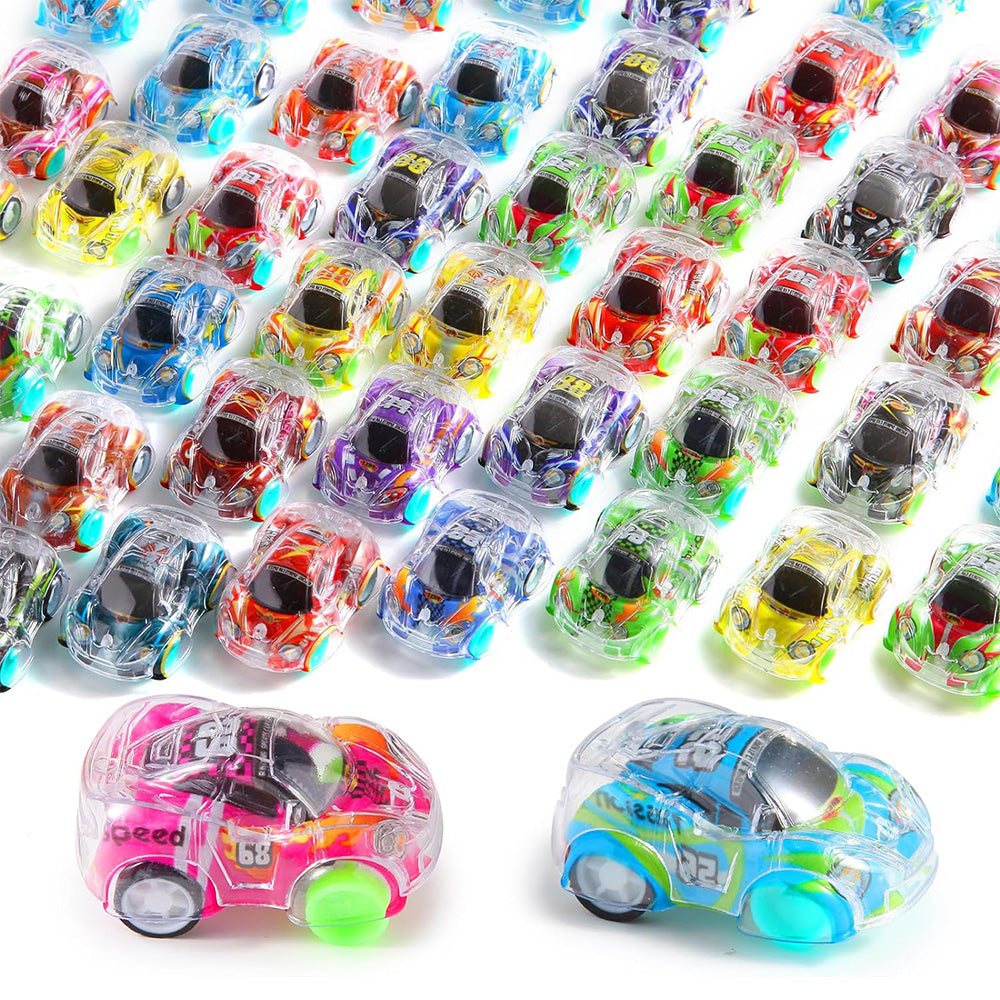 50PCS Mini Pull-Back Cars Set Racing Vehicle Toys for Goodie Bag Stuffers