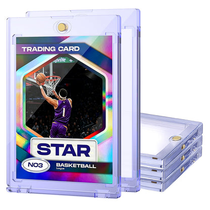 5 PCS Plastic Trading Card Holders