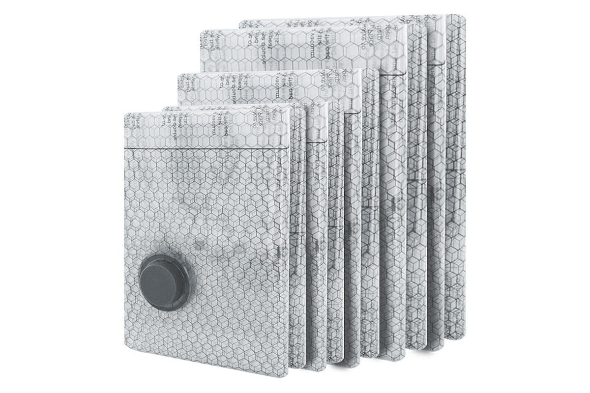 12Pcs Travel Vacuum Storage Bags with Electric Pump Space Saver Packing Bags