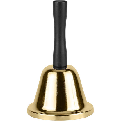 Metal Hand Bell Dinner Bell for Home School-Gold