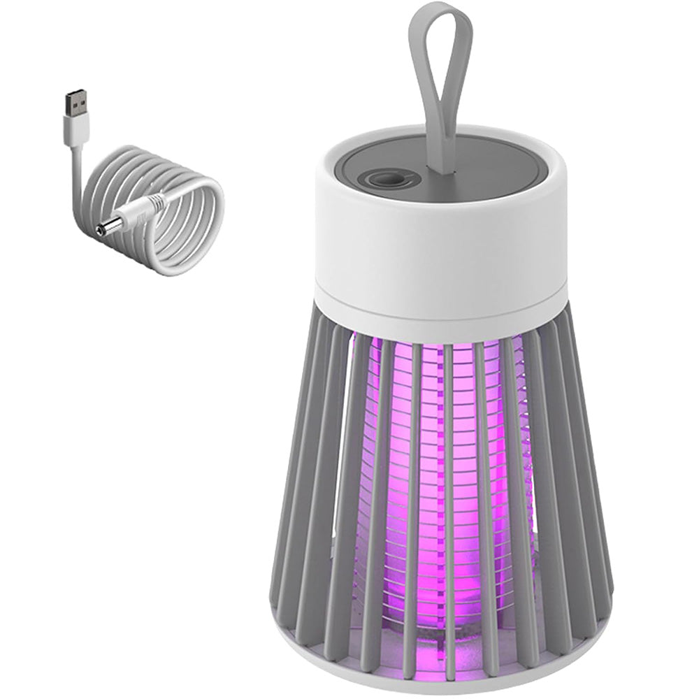 Electric Mosquito Killer Lamp Fly Trap Insect Bug Zapper for Indoor and Outdoor Use Grey