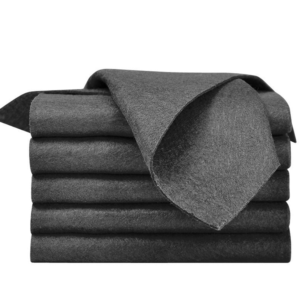 5 Piece Thick Streak Free Cleaning Cloths for  Windows Glass Mirrors