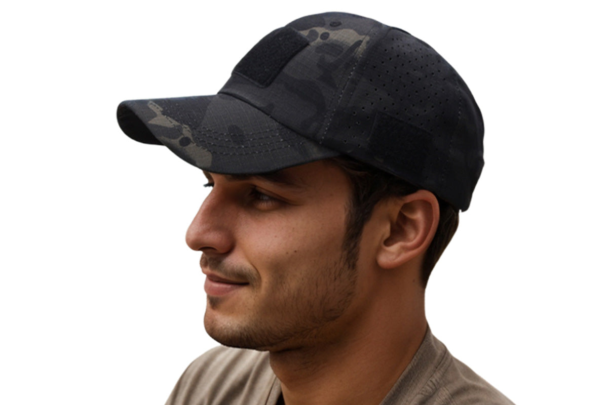 Baseball Cap Adjustable Size Golf Dad Hat with Glasses Holder-Green