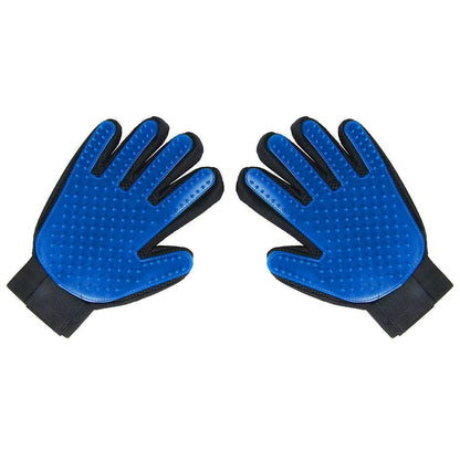 2 Pair Pet Grooming Gloves for Cats and Dogs Hair Removal and Massage