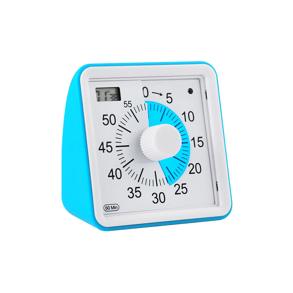 60-Minute Visual Timer Countdown Timer Time Management Tool for Sports Studying Blue