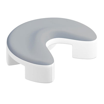 Ergonomic Side Sleeper Pillow with Arm Hole ¨C Neck and Shoulder Support White with Gray