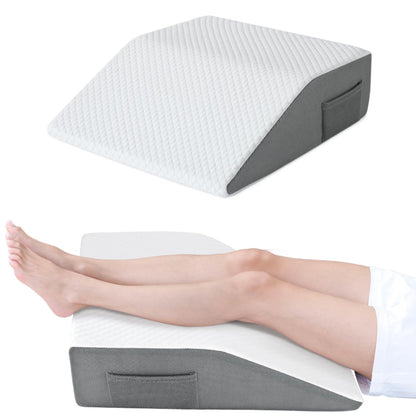 Triangular Nursing Pillow Dual-Layer Foam for Leg Elevation