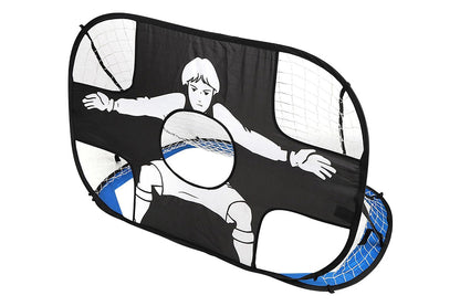 2 in 1 Soccer Pop Up Goal Net Targets Soccer Goal Net Training Football Goal-Soccer Goal