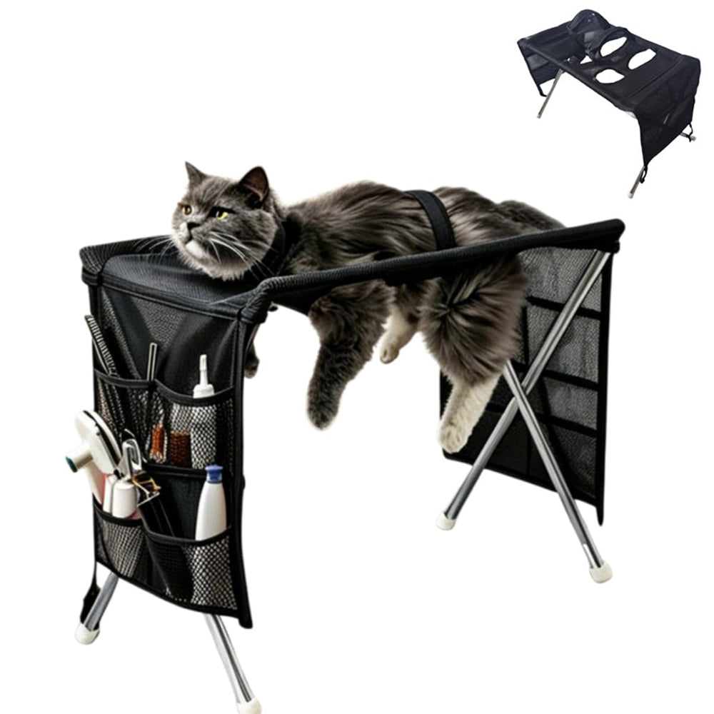 Pet Grooming Hammock Bed Dog Nail Cutting Hammock - Black