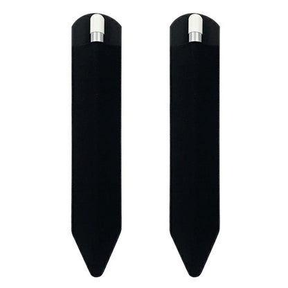 2Pcs Stylus Holder Adhesive Pen Sleeve for Apple Pencil Capacitive Pen-Black